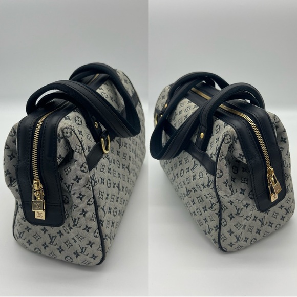 Authentic Louis Vuitton navy monogram minilin Josephine PM - Picture 10 of 16